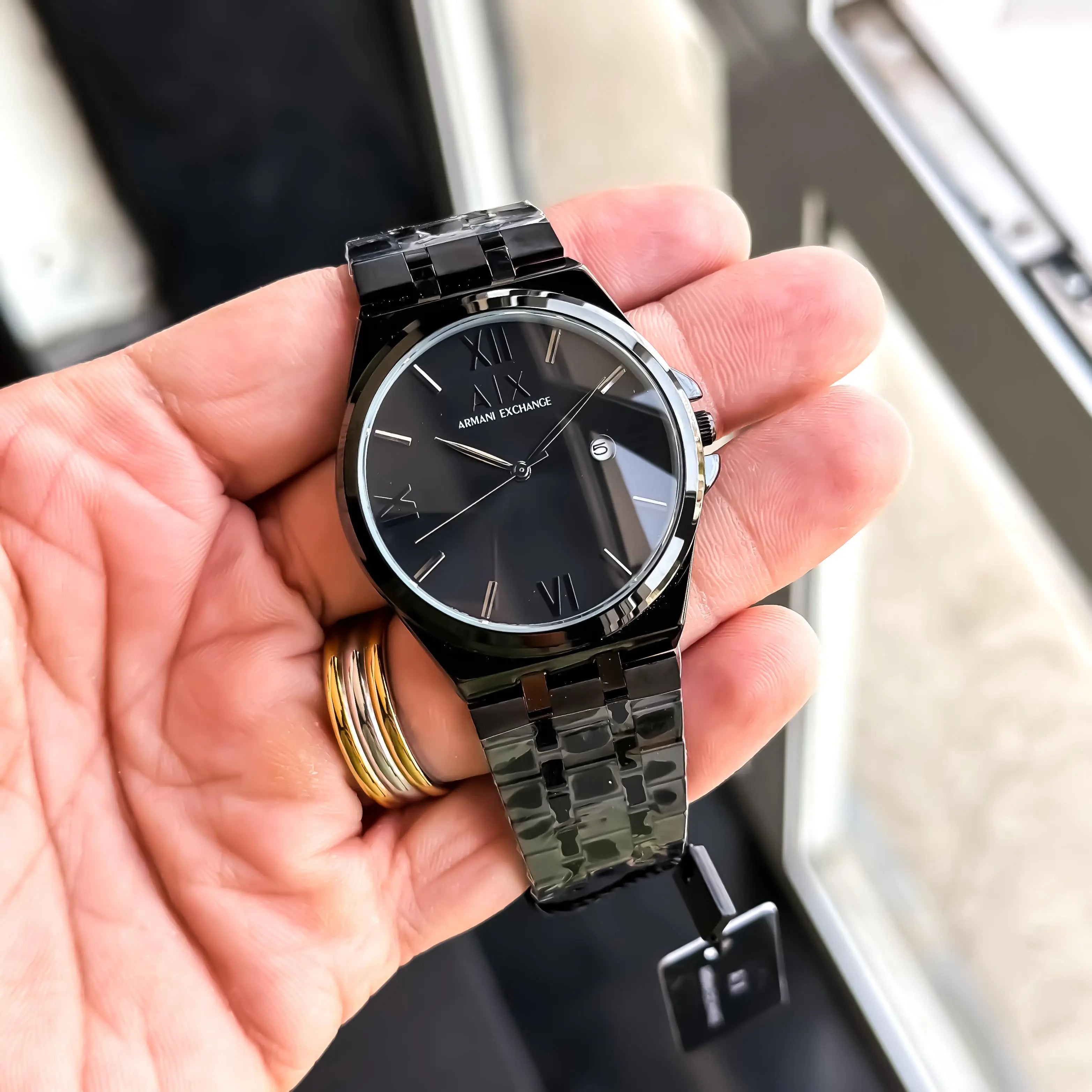 Armani  Exchange Slim Full Black Men's Watch