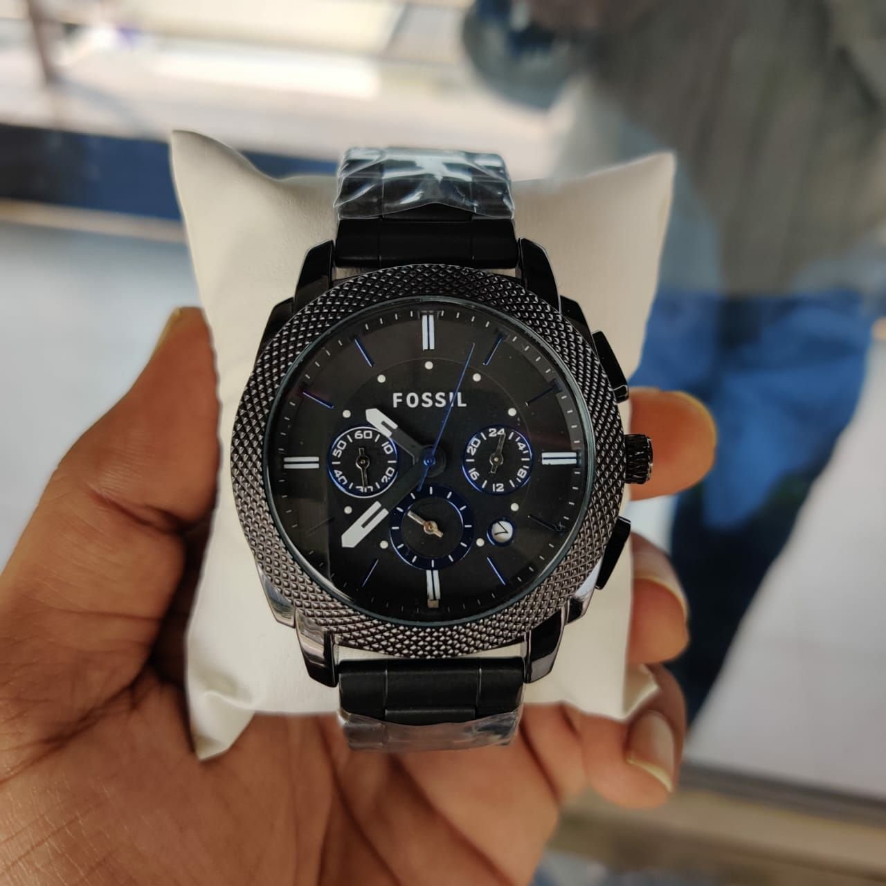 Black Fossil Watch For Men