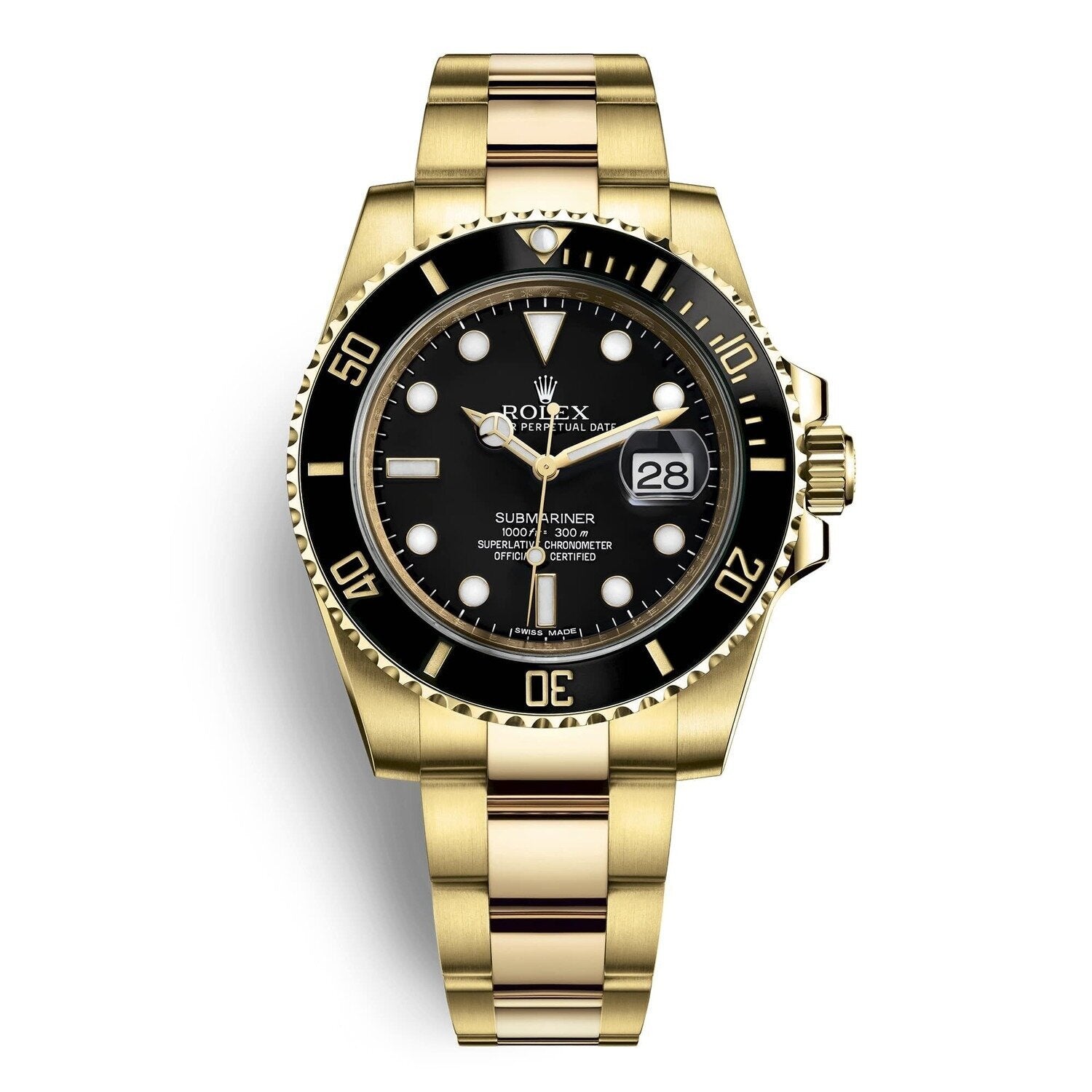 Branded Rolex Submariner Black Dial Men's Watch