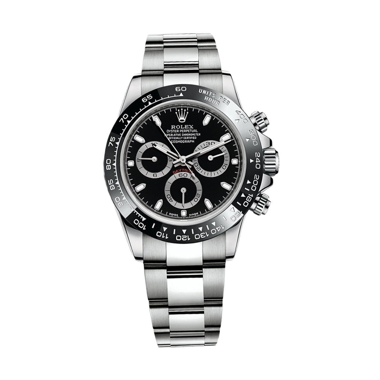 Rolex Automatic Daytona Black Dial Men's Watch