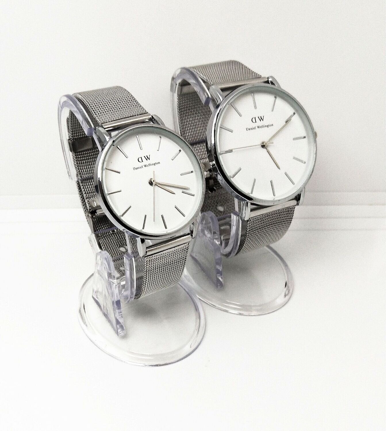 Stylish Daniel Wellington DW White Dial Couple Watch