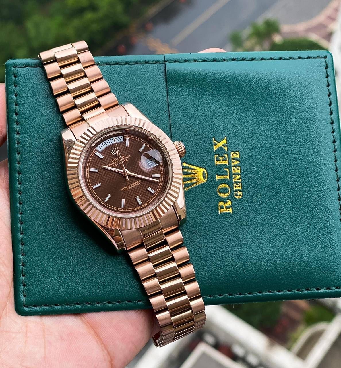 Rolex Full Metallic Automatic Classic Men's Watch