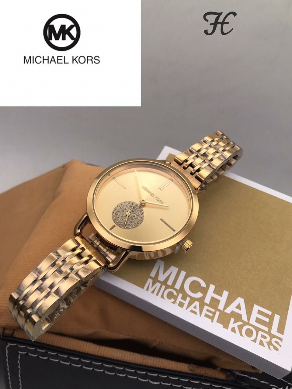 Michael Kors Full Gold Premium Watch For Women