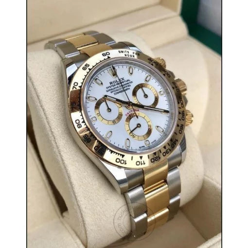 Casual Rolex Automatic Cosmograph Daytona White Dial Men's Watch