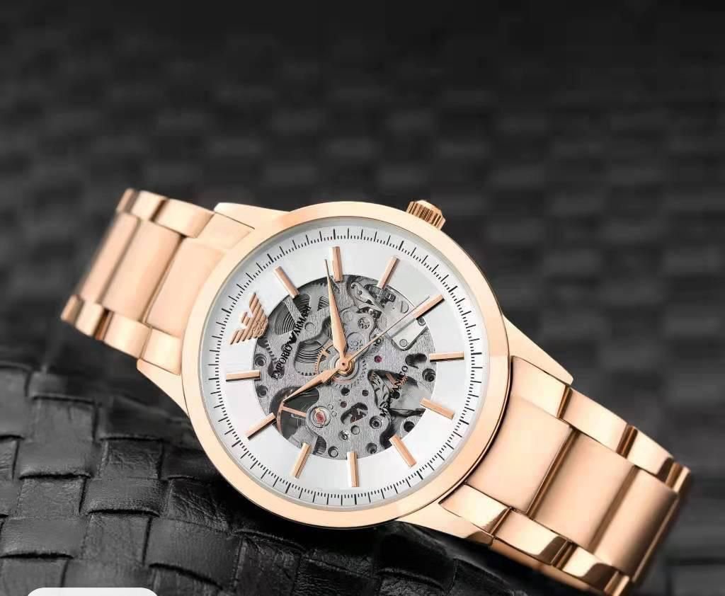 Emporio Armani Automatic Transparent Machine Watch For Men