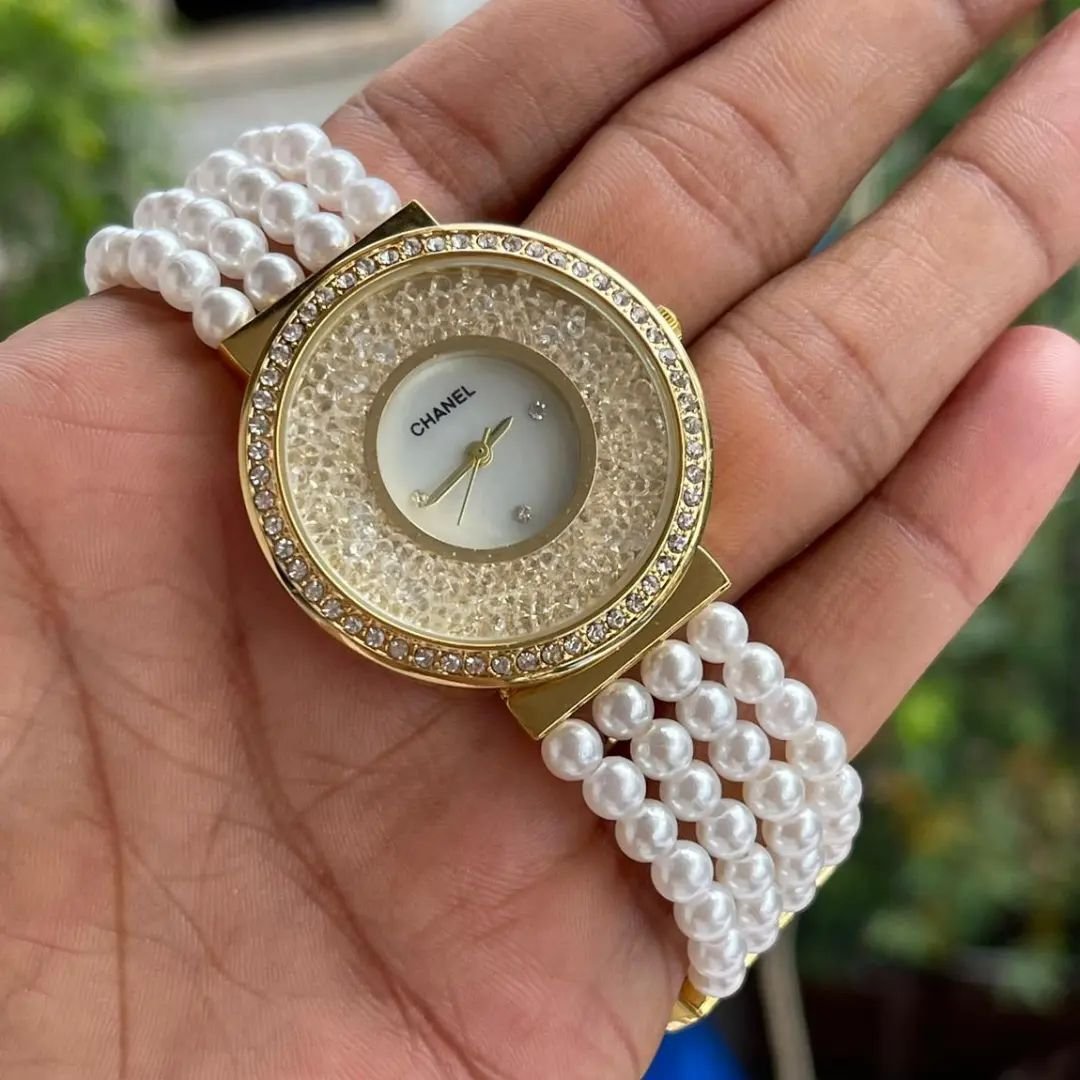 Chanel Diamond Studded Premium Watch For Women