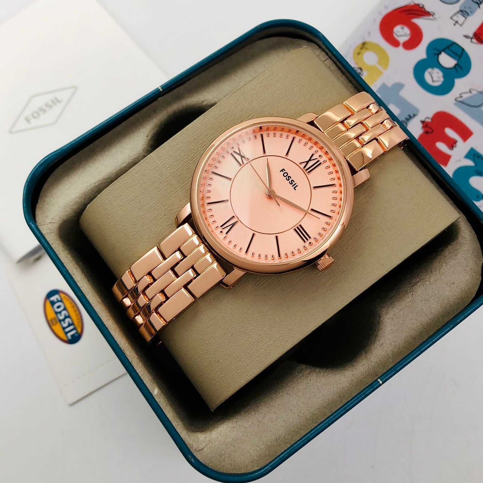 Fossil Rose Gold Metal Belt Women’s watch