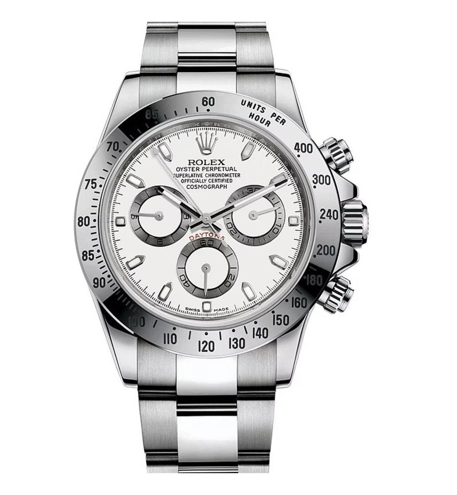 Spectacular Rolex Automatic Cosmograph Daytona Silver Dial Men's Watch