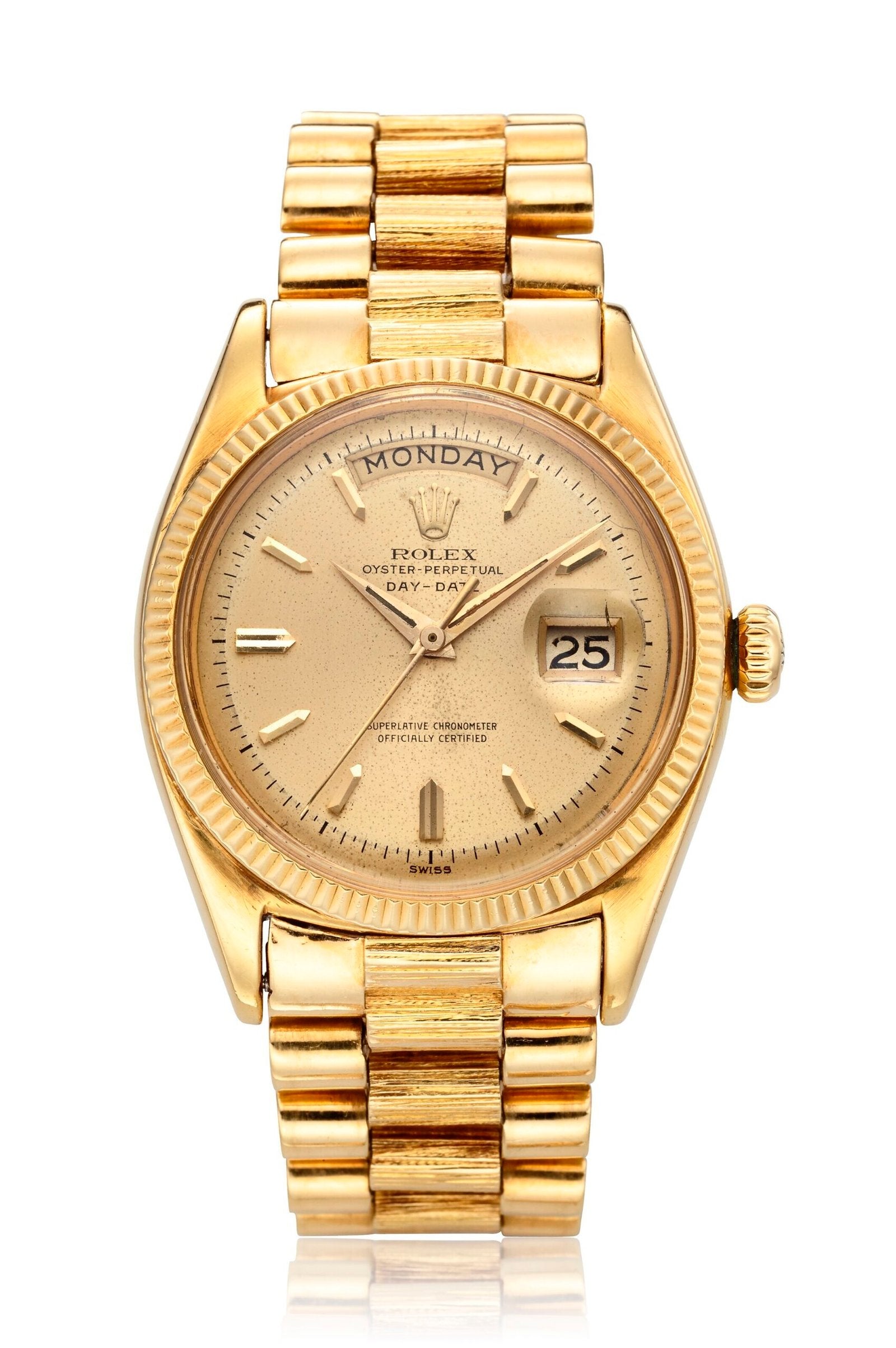 Stylish Rolex Day-Date Oyster Gold Watch For Men