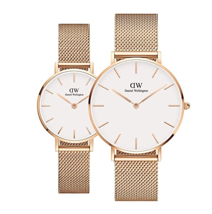 Daniel Wellington DW White Dial Couples Watch