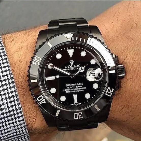 Spectacular Rolex Submariner Automatic Black Dial Men's Watch