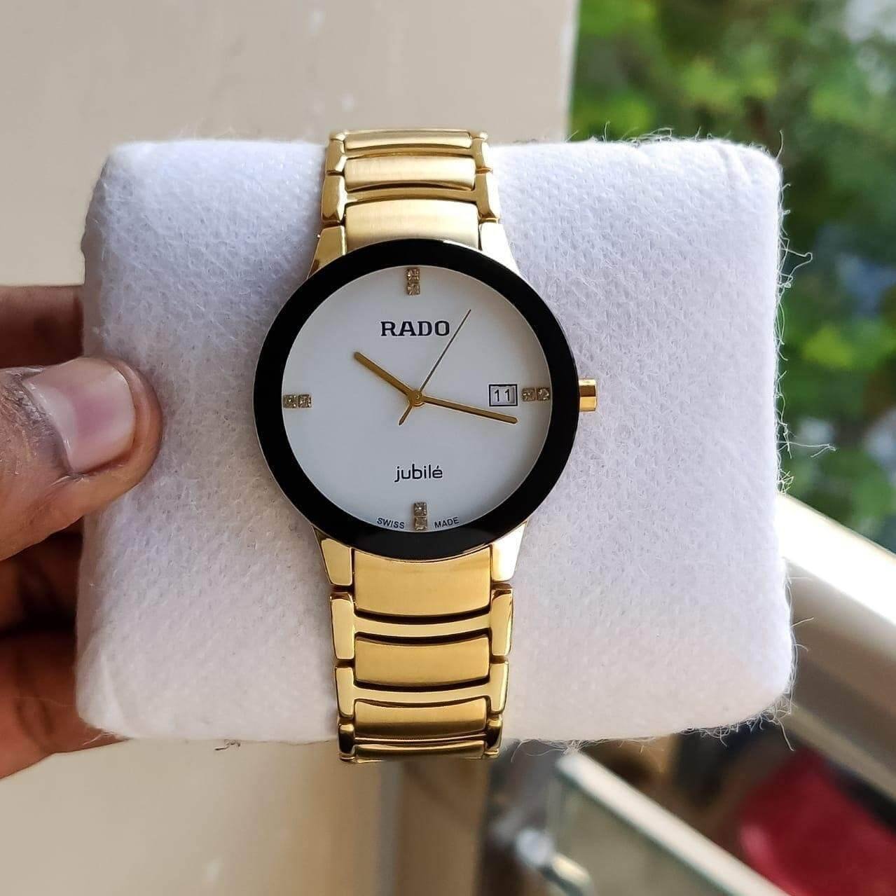 Rado Jublie White Dial Rose Gold Bracelet Men’s Watch