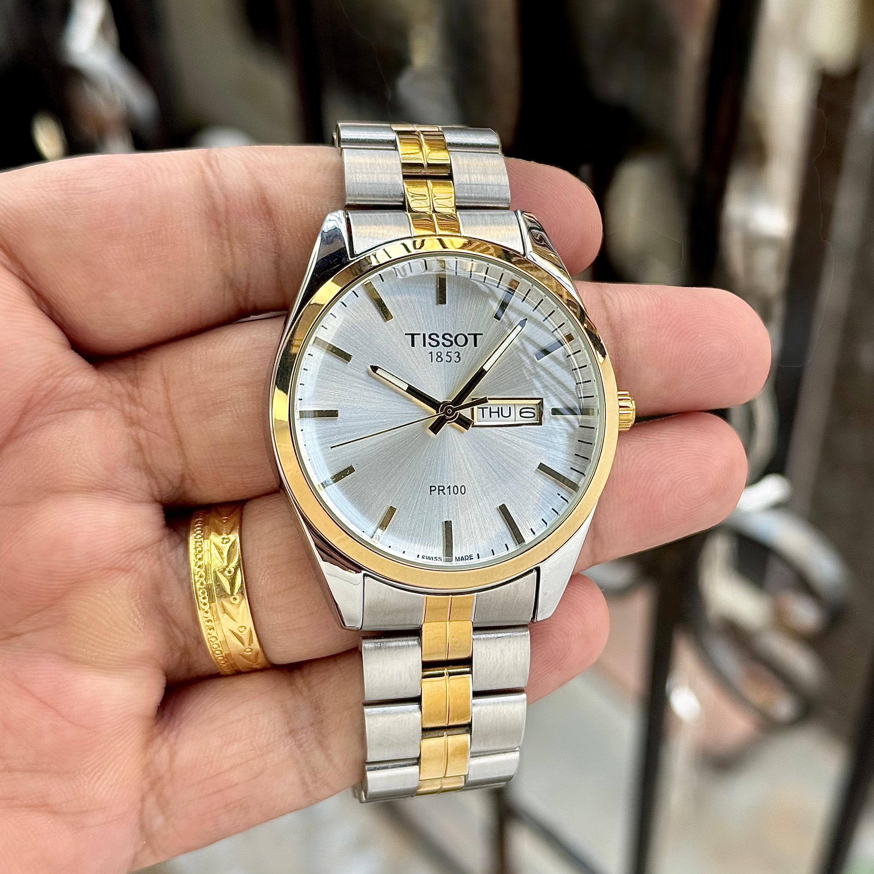 Tissot PR-100 Classic Day & Date Display Men's Watch