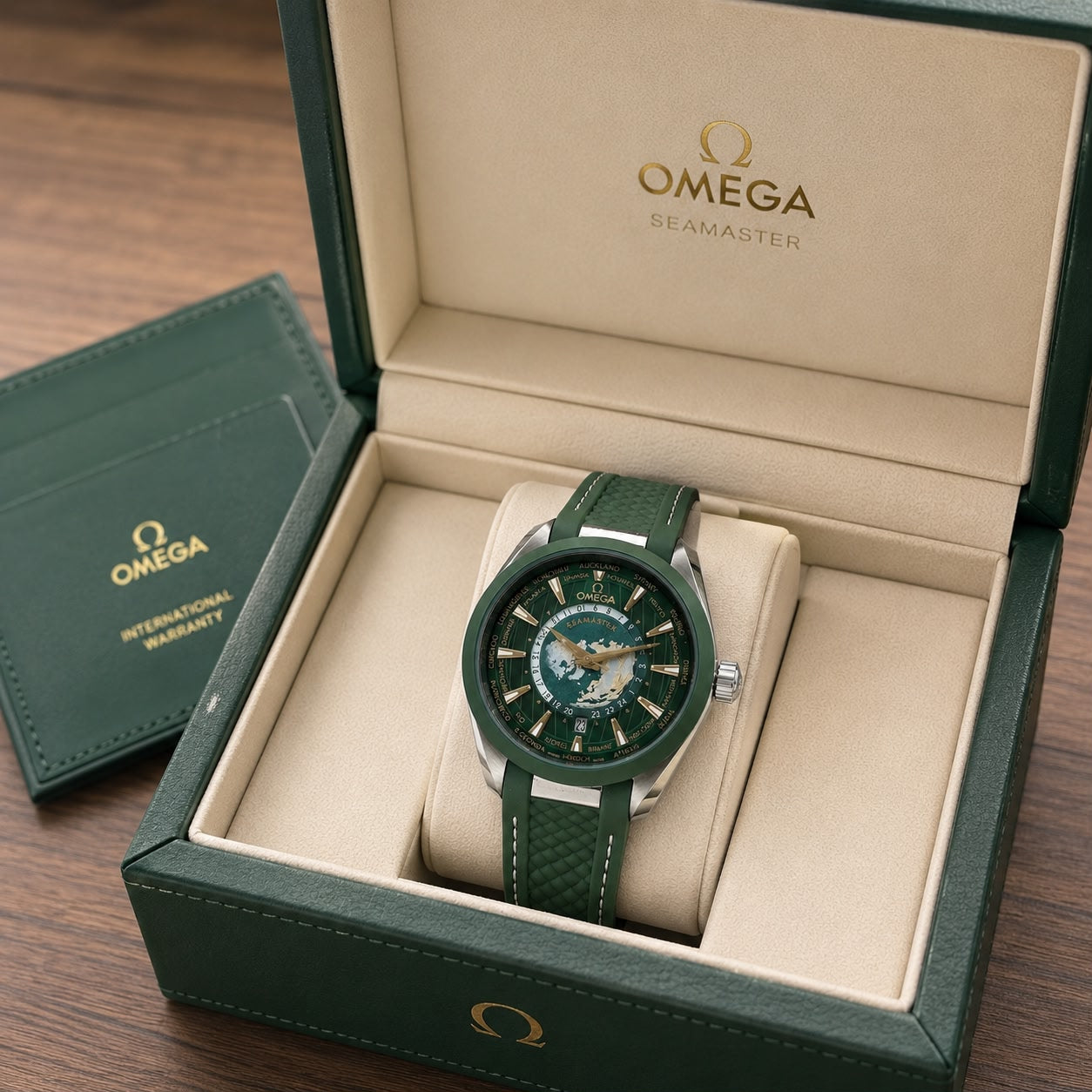 Omega Seamaster Aqua Terra Green Dial Men's Watch