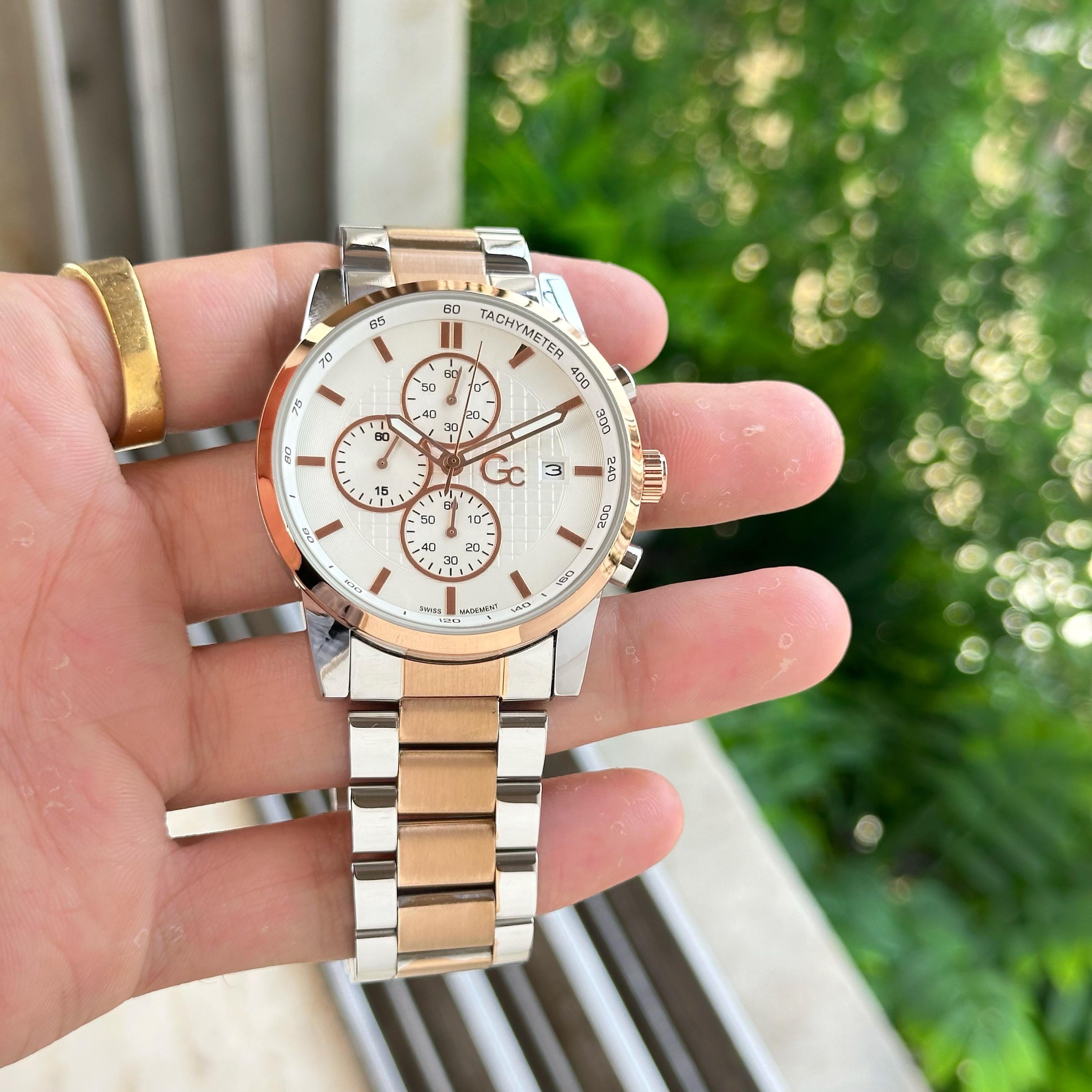 Guess Chronograph White Dial Men's Watch