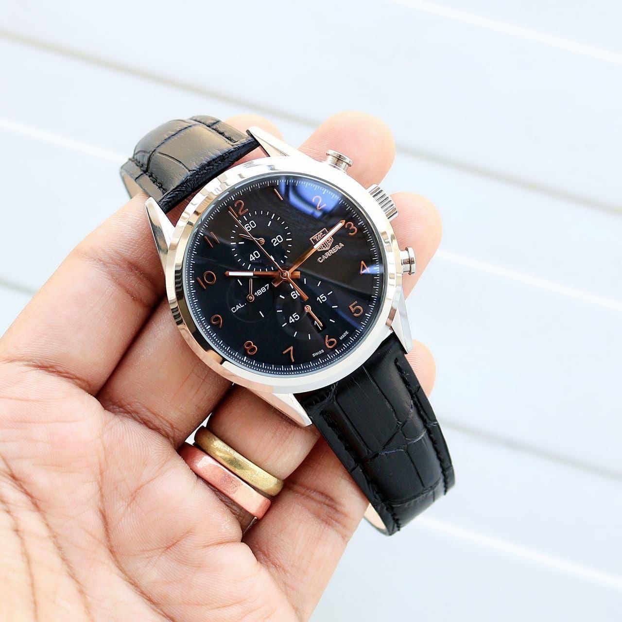 Tag Heuer Carrera Calibre Black Dial Men's Watch