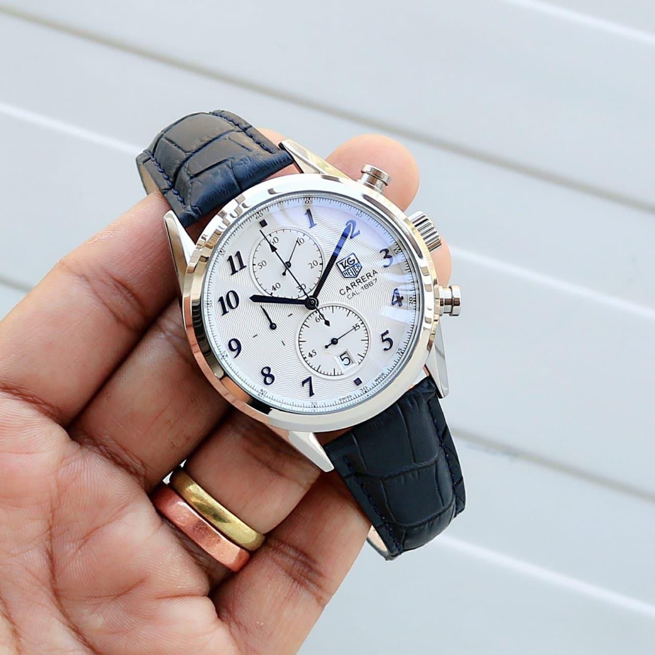 Tag Heuer Carrera Calibre White Dial Men's Watch