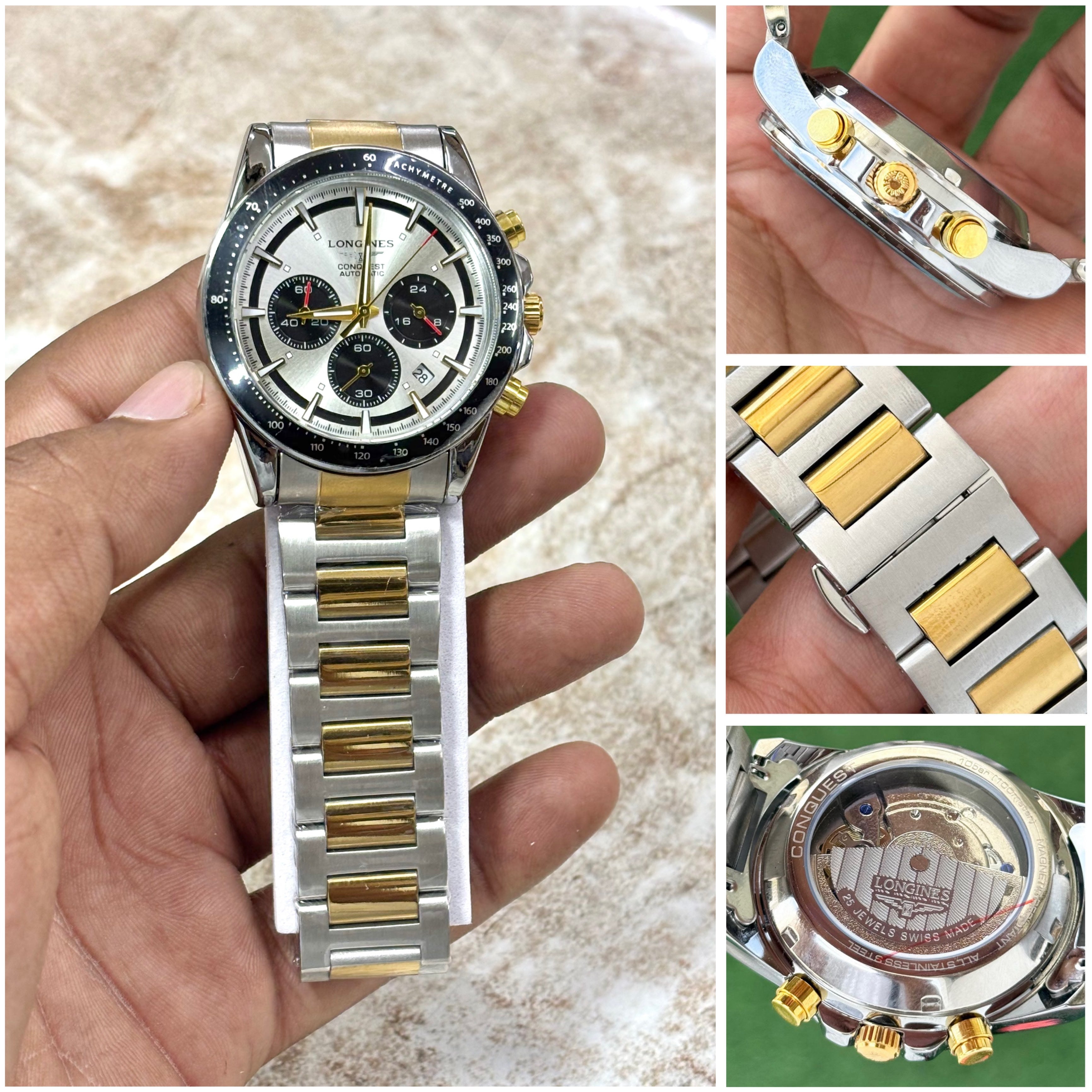 Longines Quartz Movement Chronograph Men's Watch