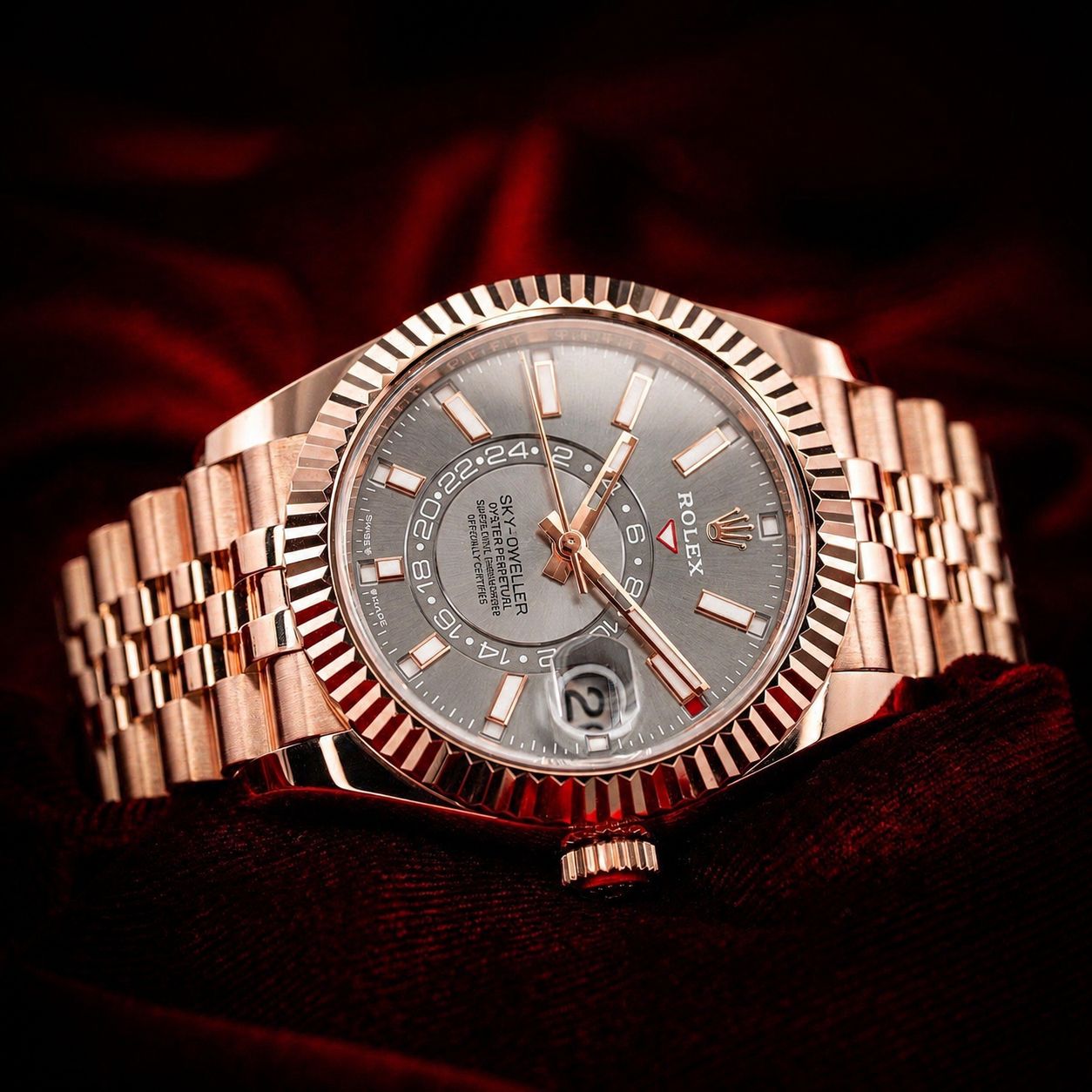 Rolex Sky Dweller Grey Dial Men's Watch