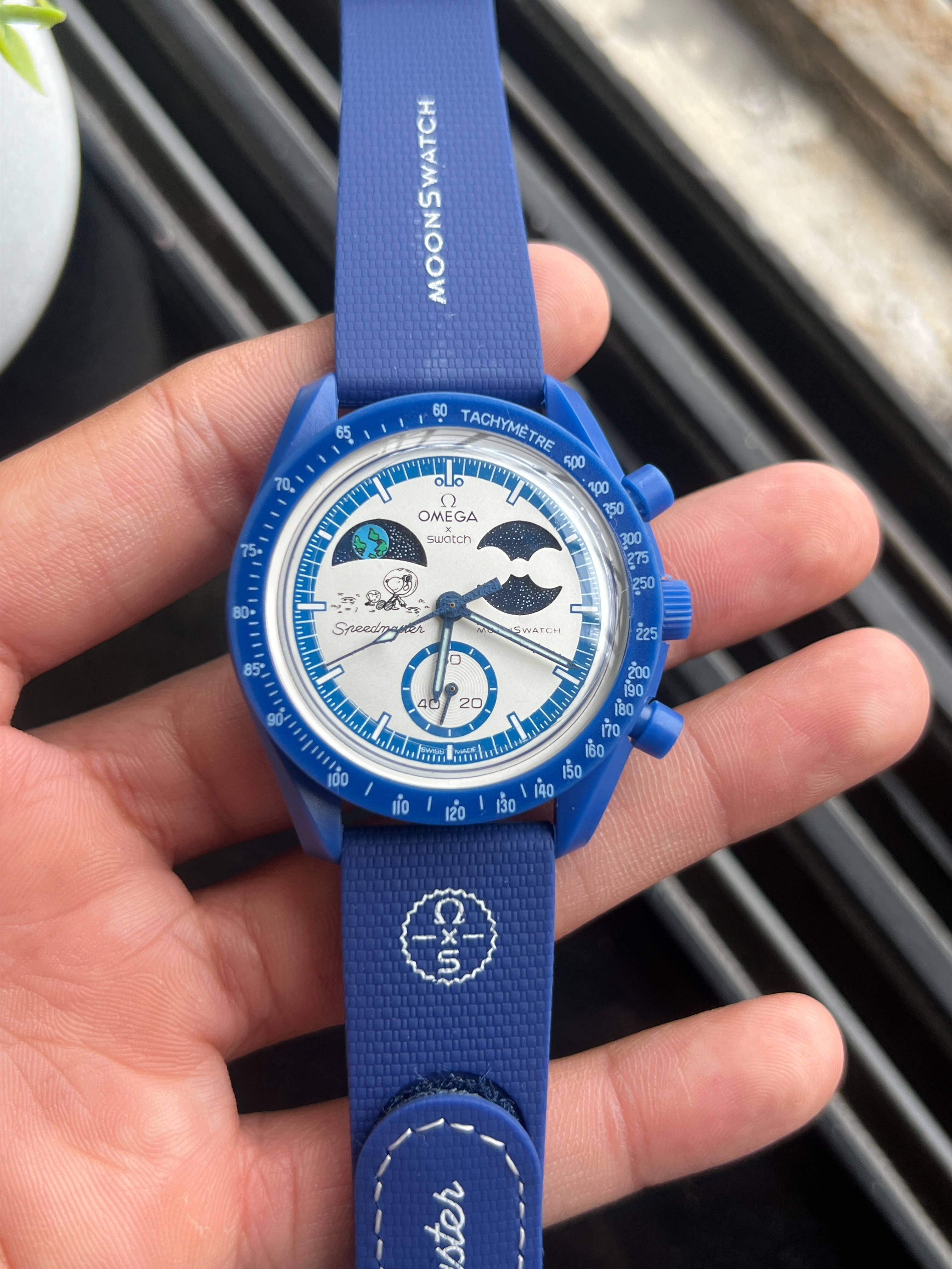 Omega X Swatch Moons Chronograph Men's Watch