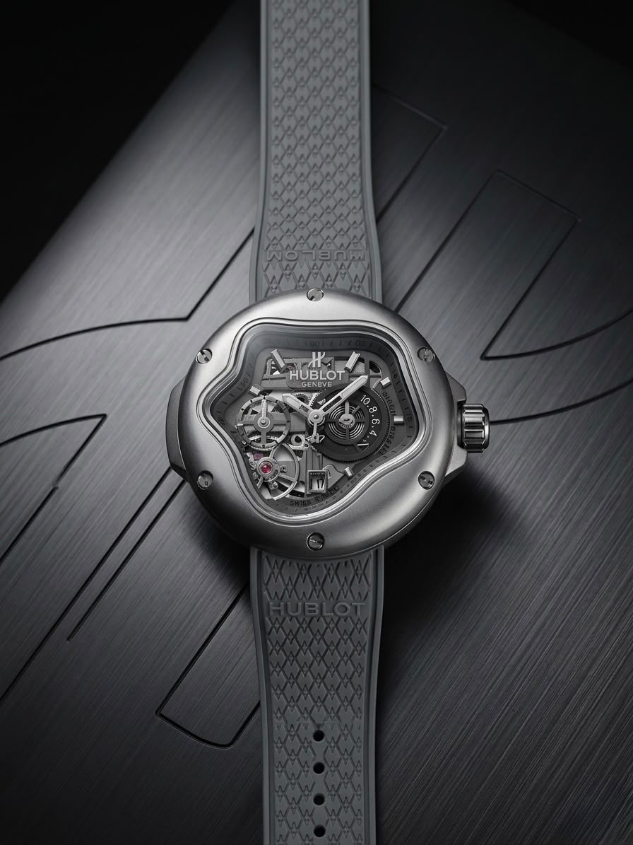 Hublot Big Ban Grey Silicon Men's Watch