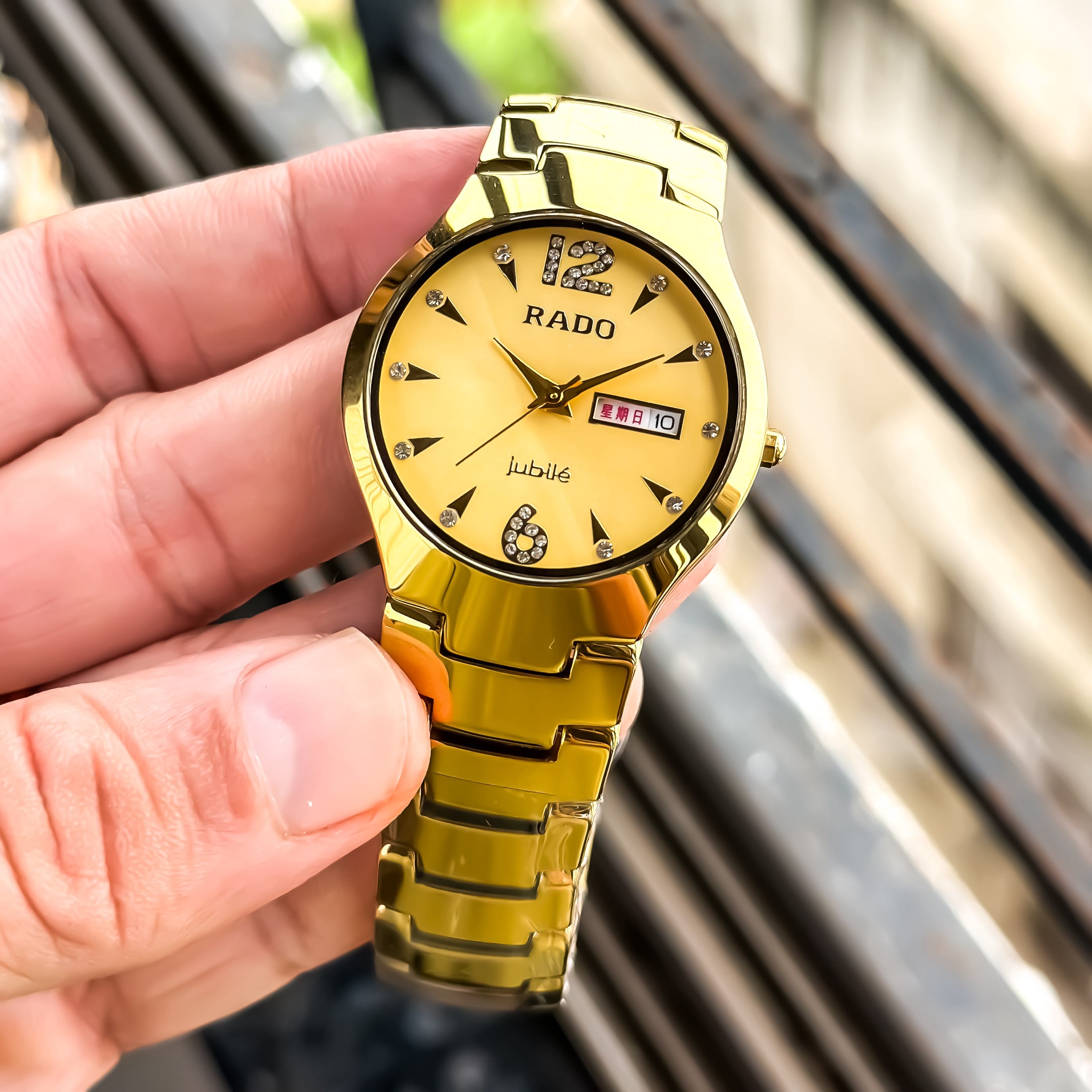 Rado Ceramic Full Gold Metal Men's Watch