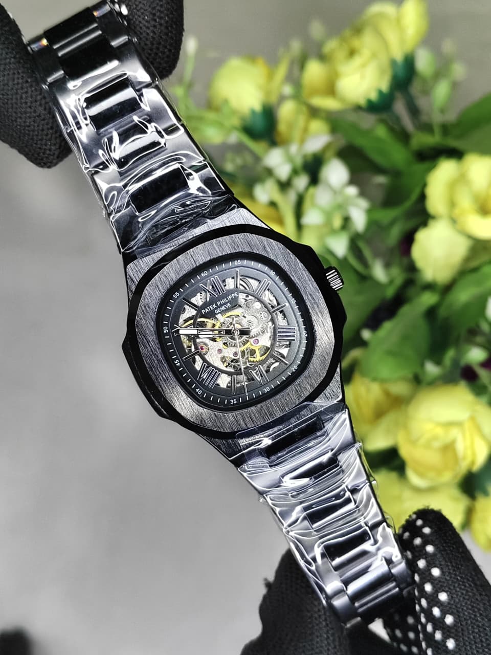 Patek Philippe Automatic Premium Black Men's Watch