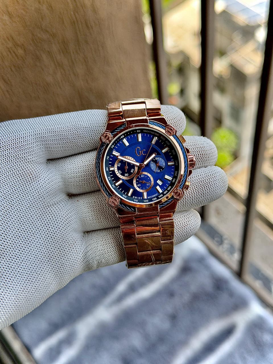 Guess Mens Chronograph Stainless Steel Men's Watch