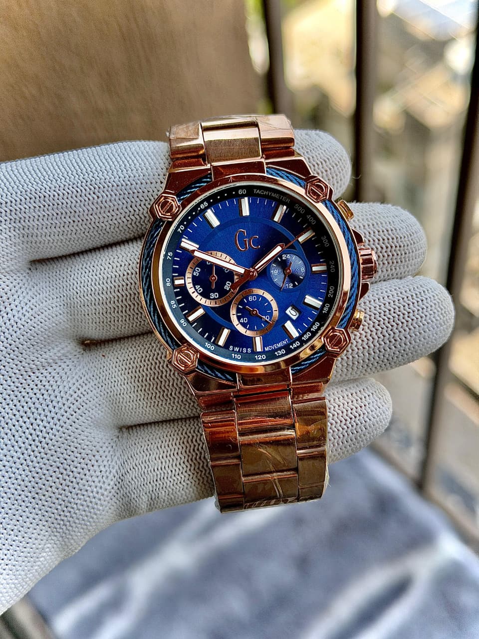 Guess Mens Chronograph Stainless Steel Men's Watch