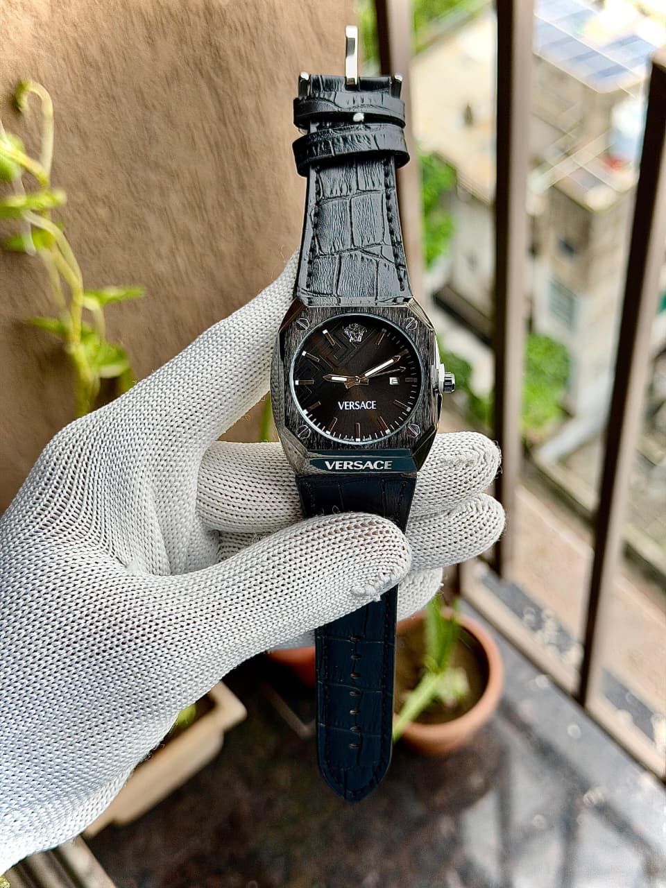 Versace Antares Quartz Full Black Men's Watch