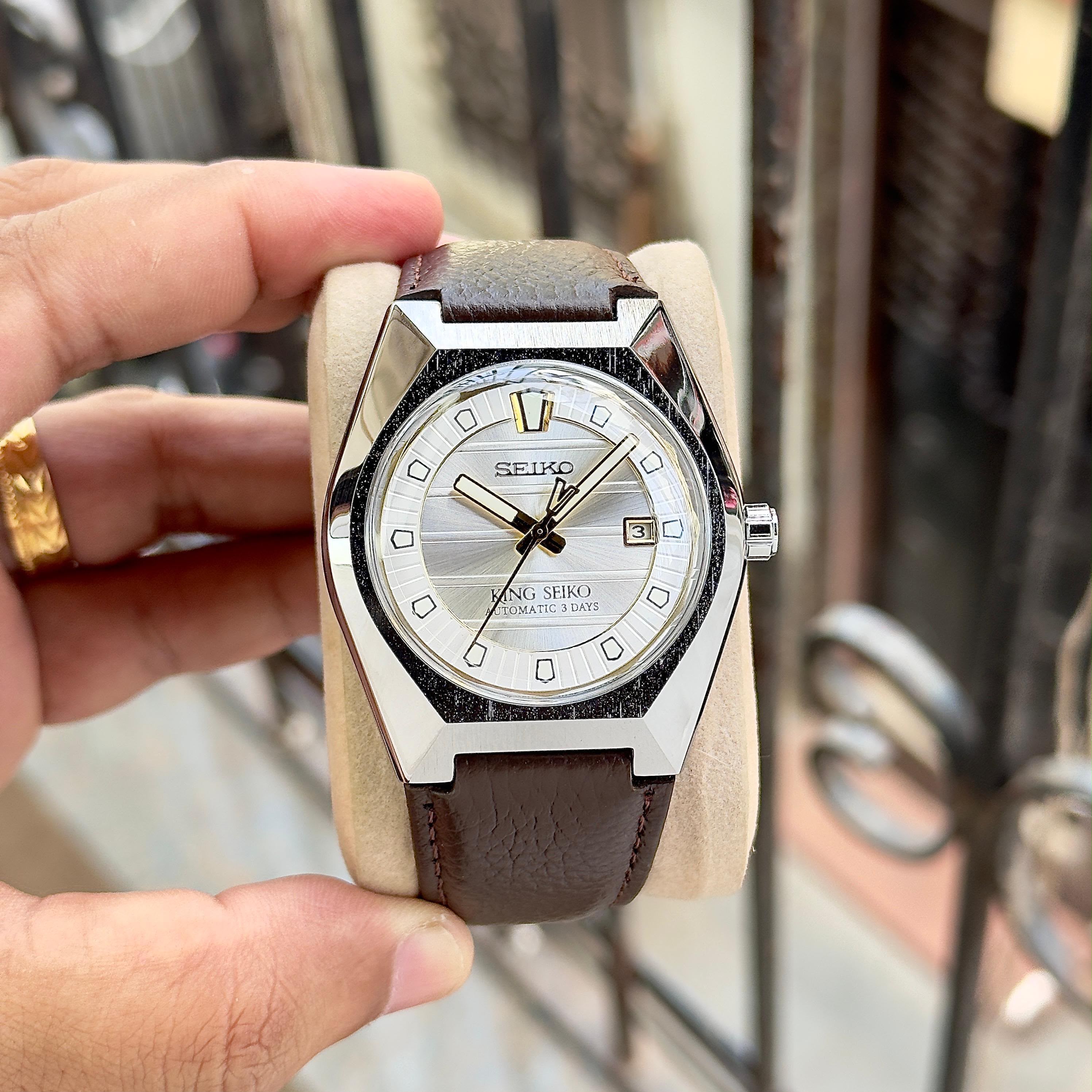 Seiko Premium Automatic Leather Belt Men's Watch