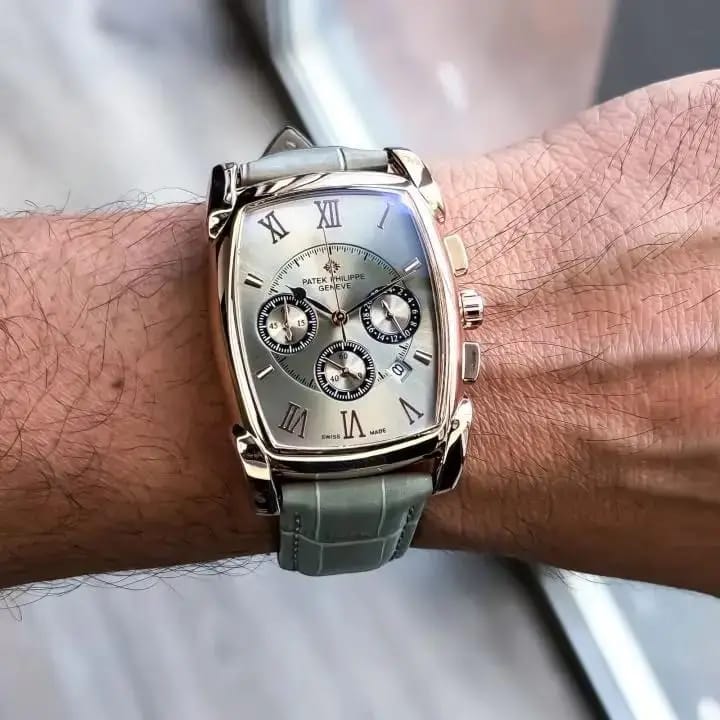 Patek Phillipe Rose Gold Dial Men's Watch