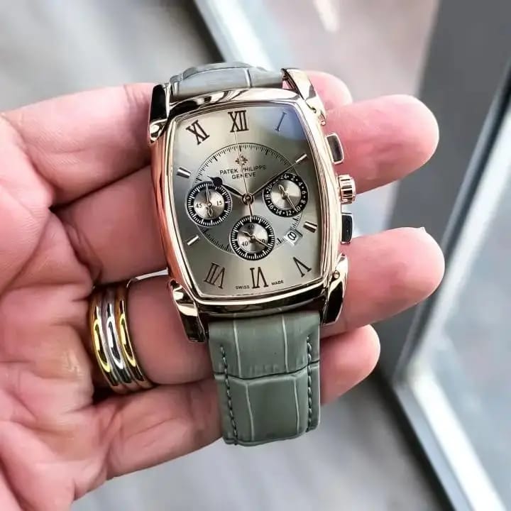 Patek Phillipe Rose Gold Dial Men's Watch
