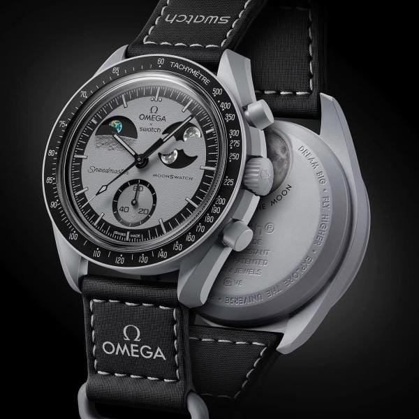 Omega Swatch Moon Grey Women's Watch