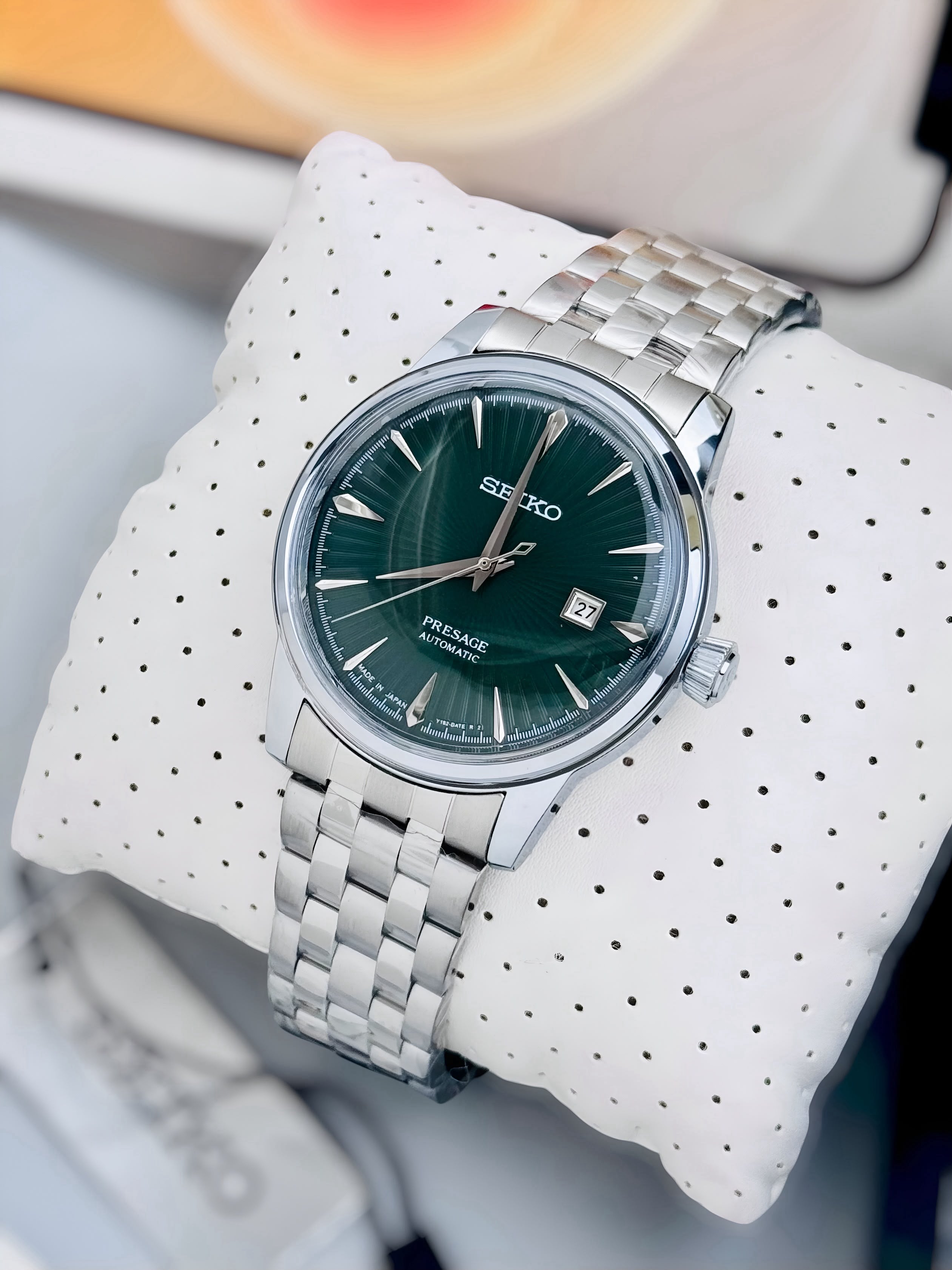 Seiko Automatic Green Dial Men's Watch