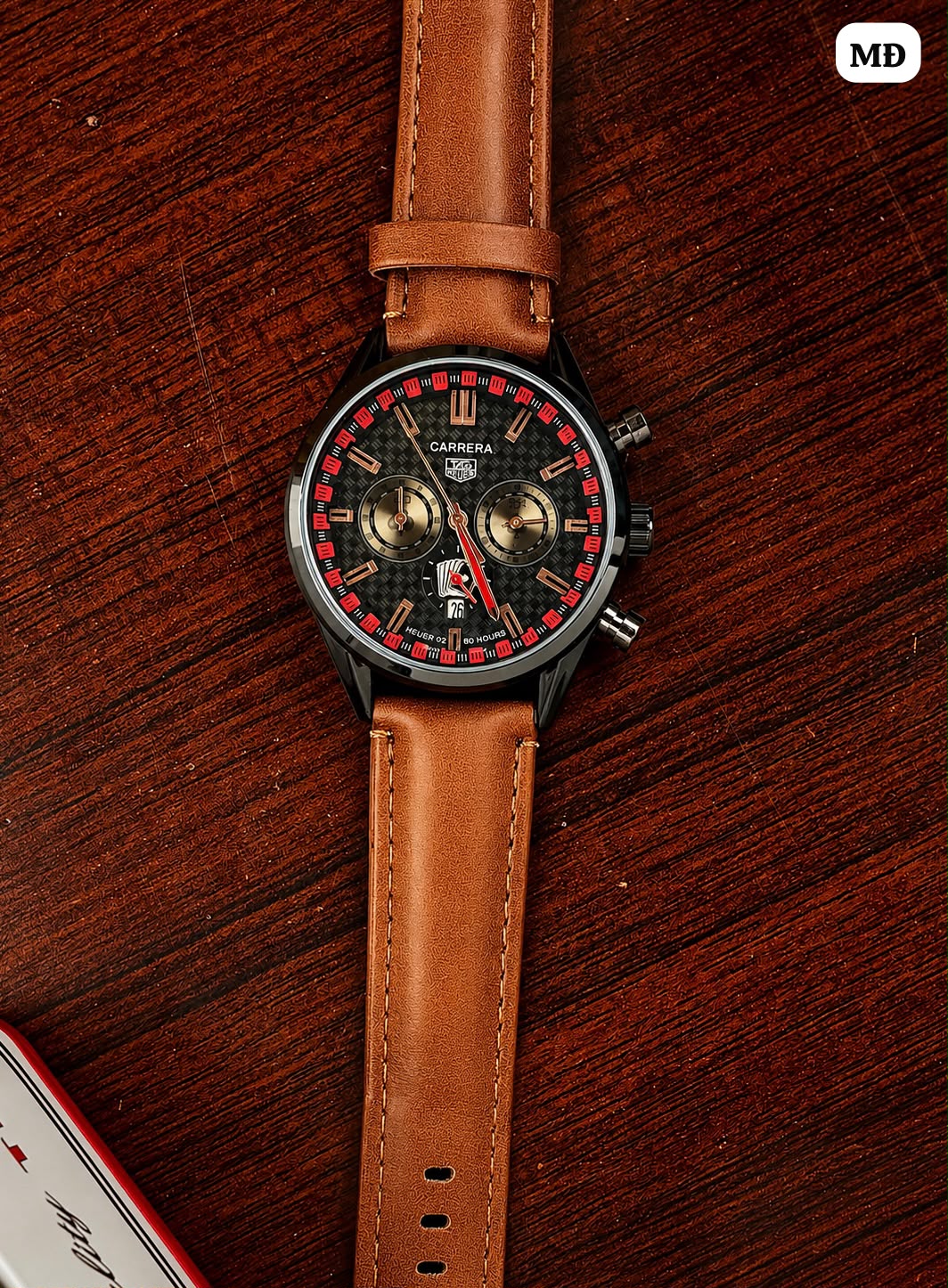 TAG Heuer Carrera Chronograph Brown Belt Automatic Men's Watch