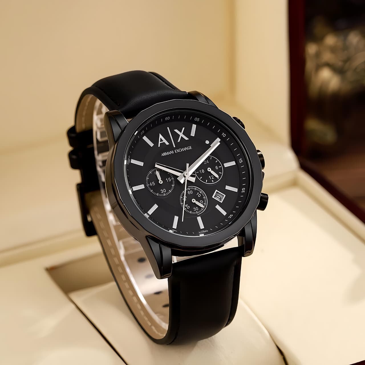 Armani Exchange Black Dial Men's Watch