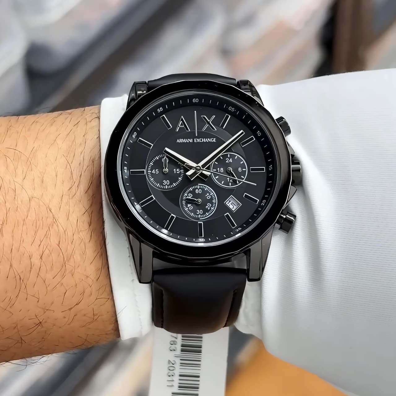 Armani Exchange Black Dial Men's Watch