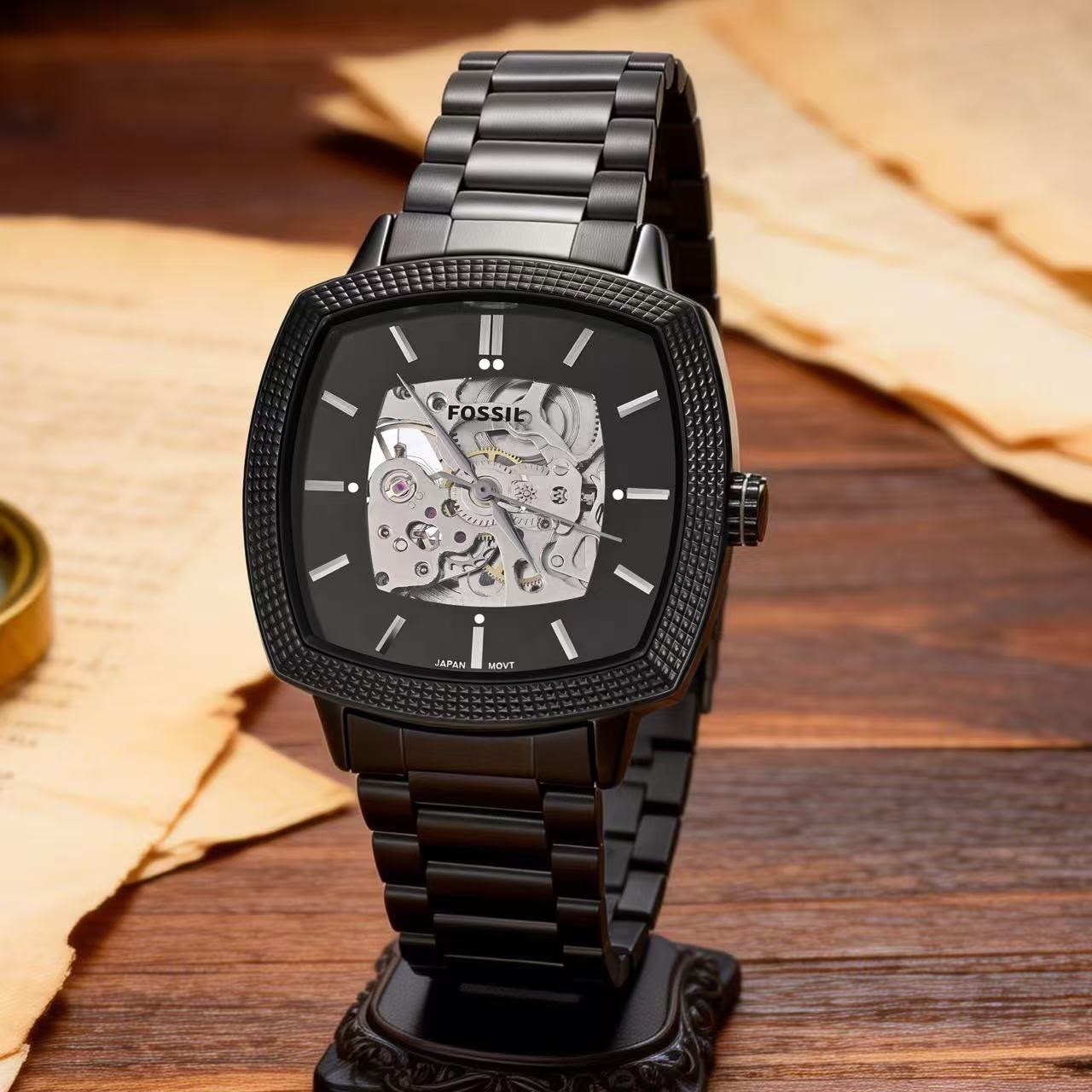Fossil Machine Luxe Black Men's Automatic Watch
