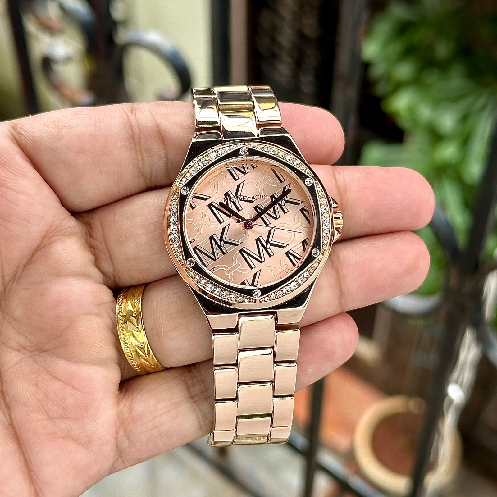 Michael Kors Embellished Dial Women's Analogue Watch