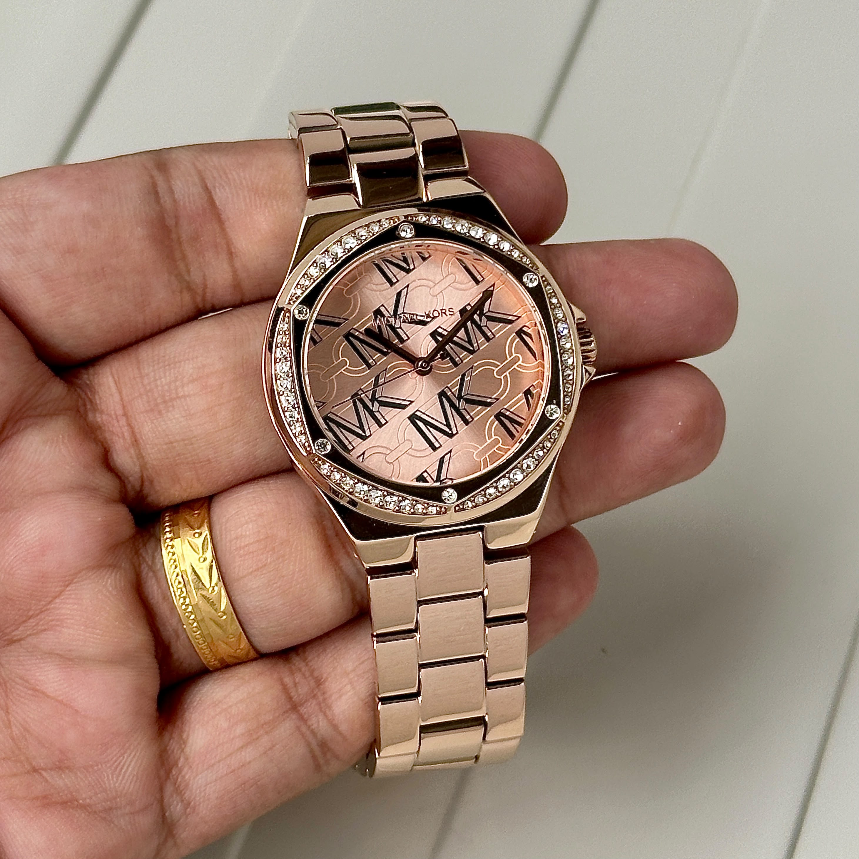 Michael Kors Embellished Dial Women's Analogue Watch