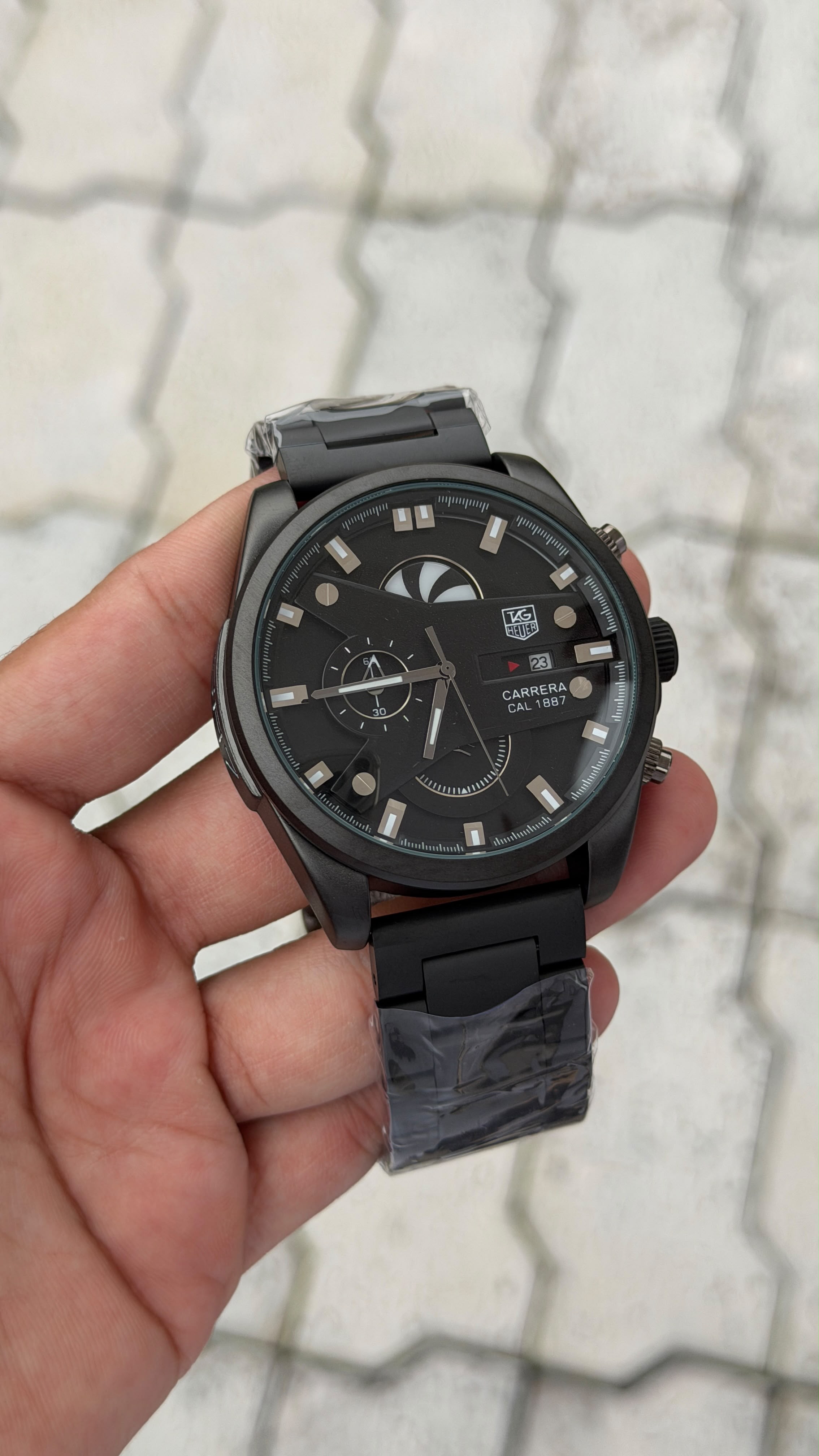 Tag Heuer Grand Carrera CR7 Black Dial Men's Watch