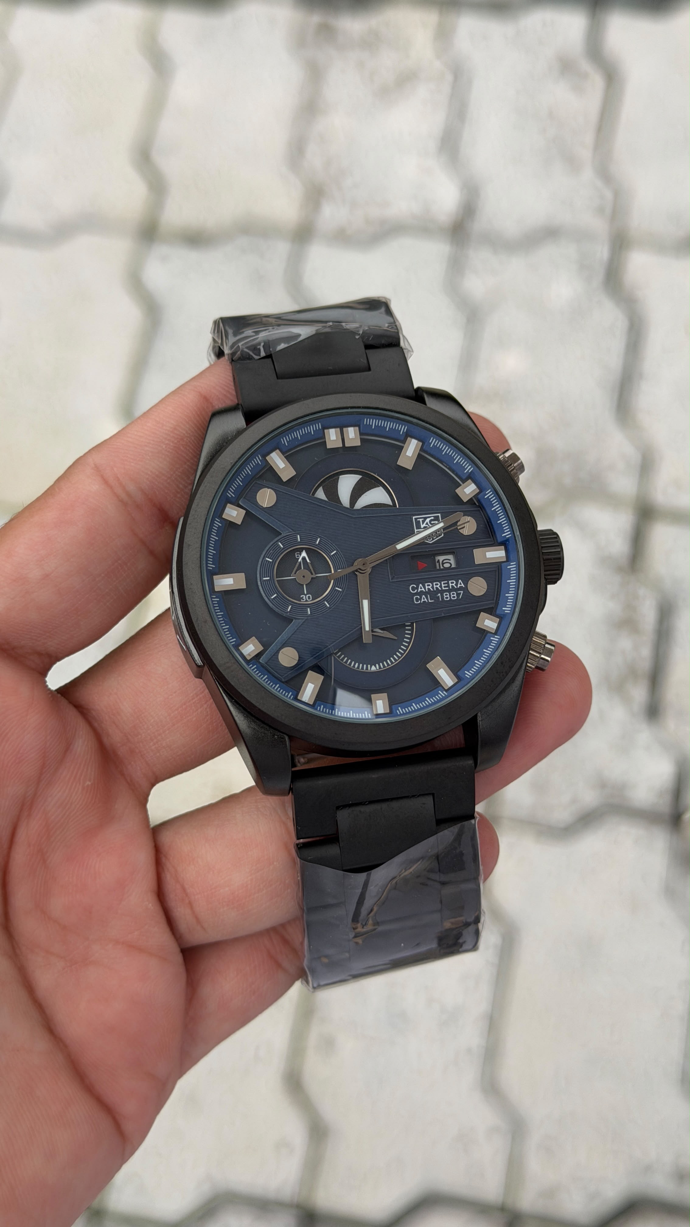 Tag Heuer Grand Carrera CR7 Blue Dial Men's Watch