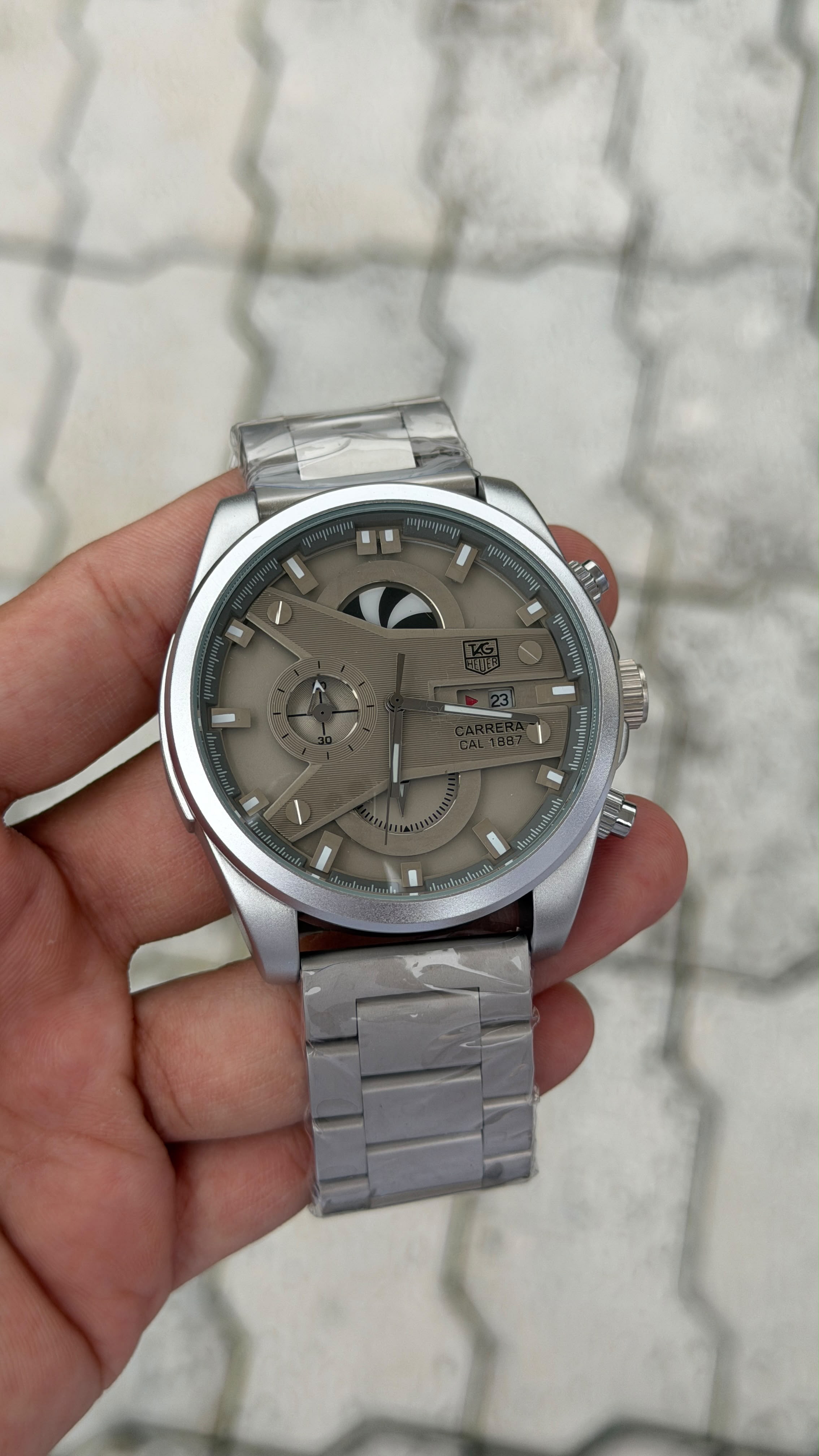 Tag Heuer Grand Carrera CR7 Grey Dial Men's Watch