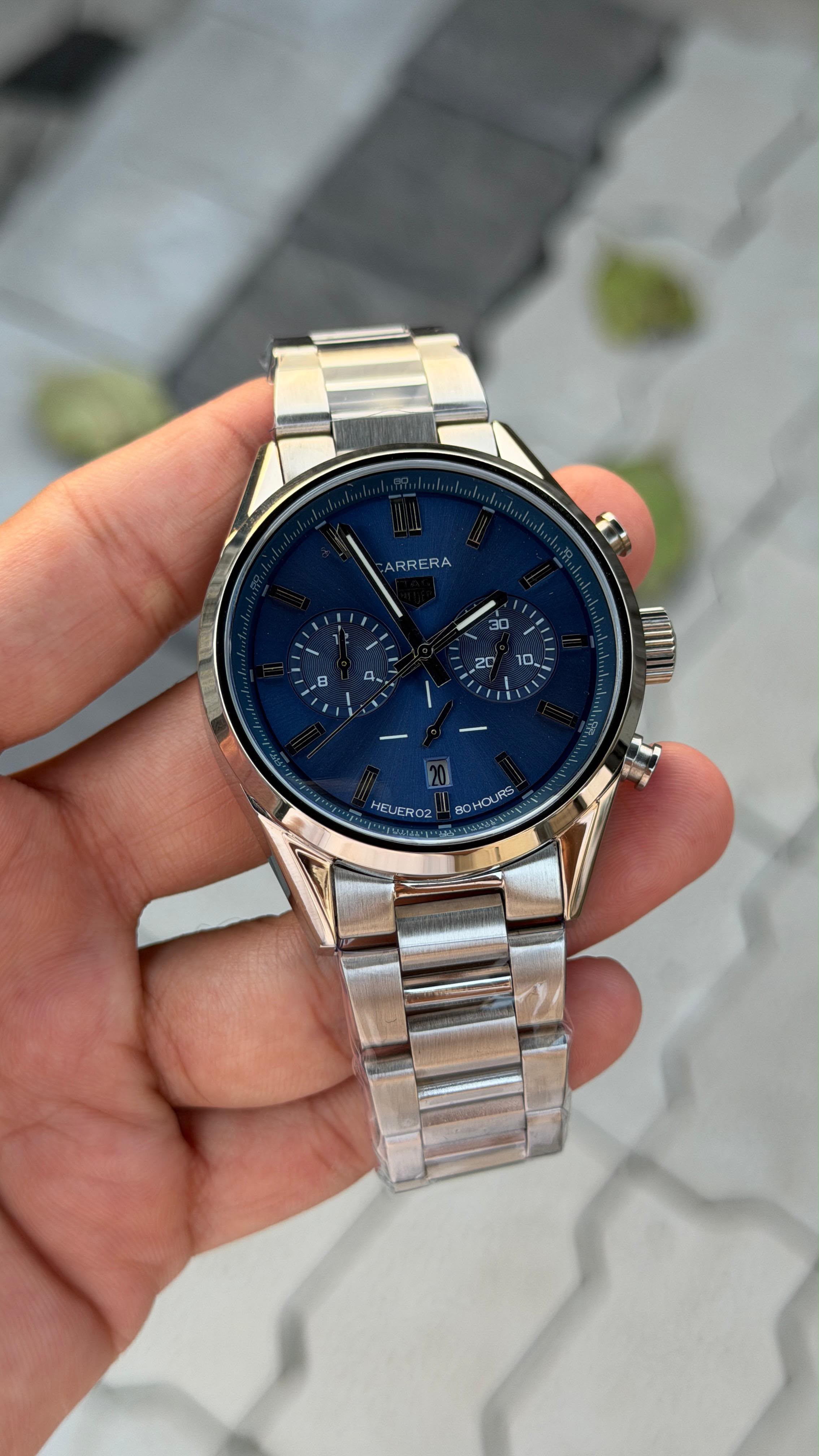TAG Heuer Carrera Chronograph Dark Blue Dial Men's Watch