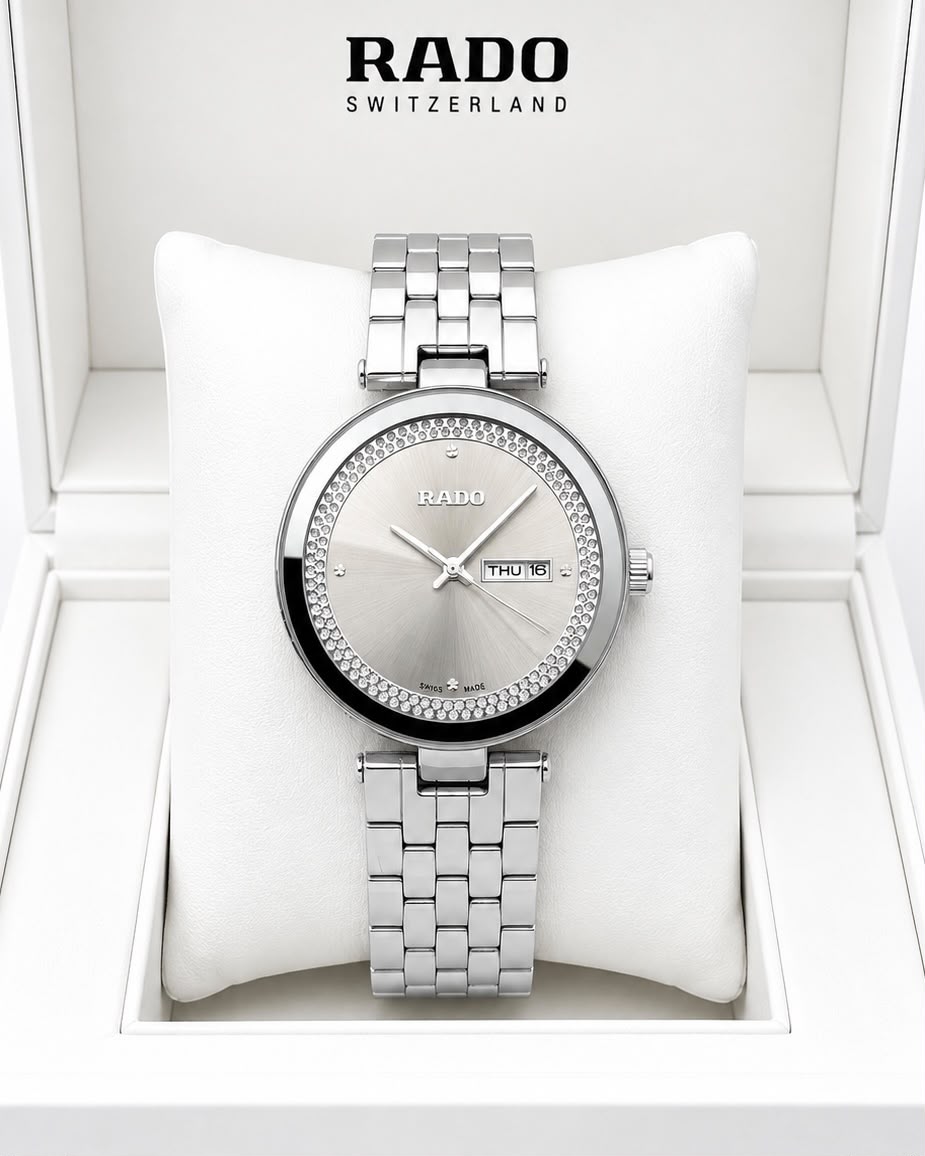 Rado Silver Dial Stainless Steel Analog Watch