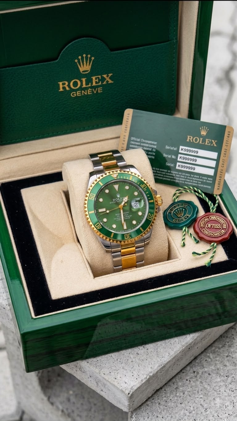 Rolex Submariner Green Two-Tone