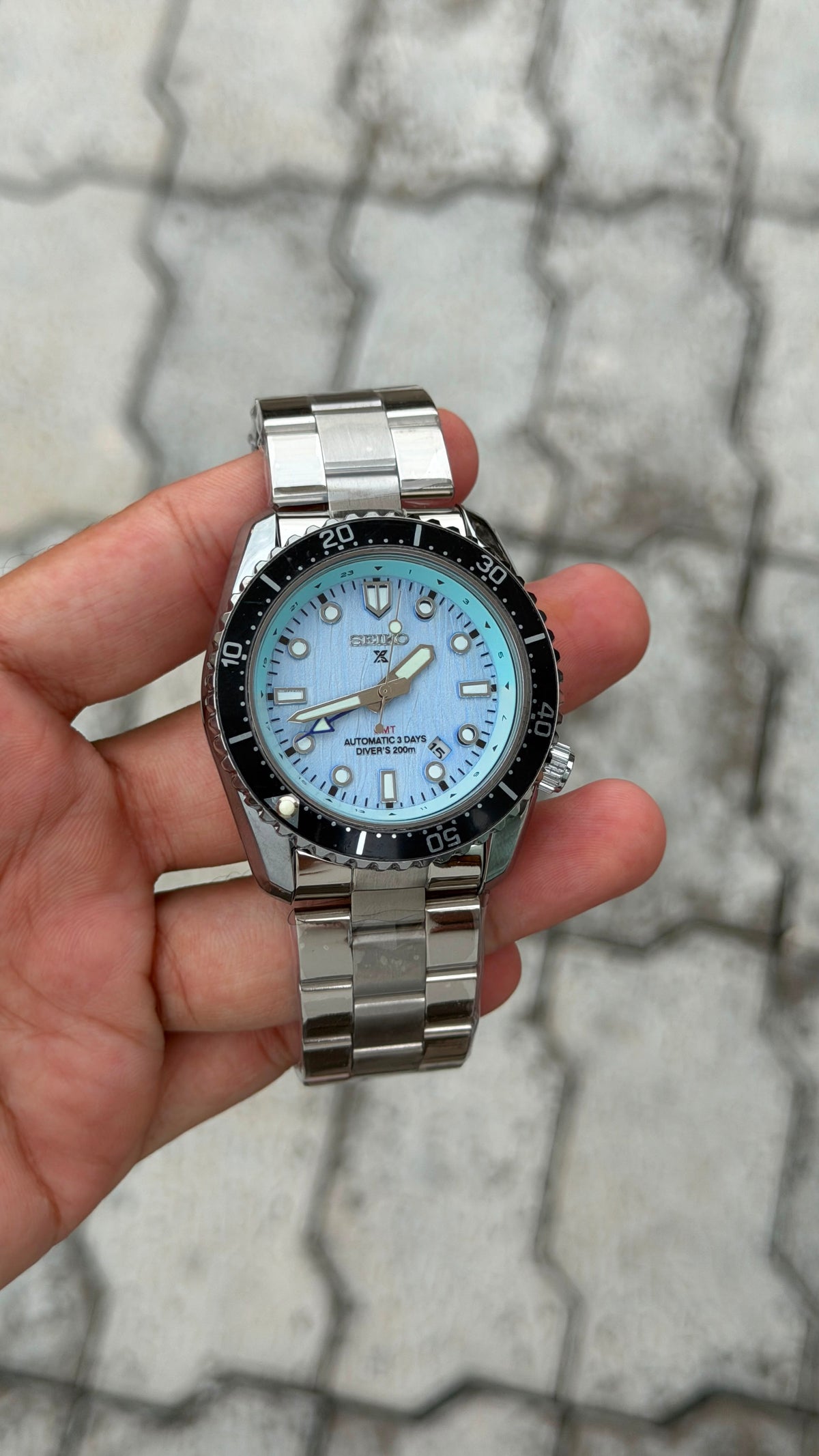 Seiko 5 Sports Ice Blue Dial