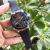 Casual Ulysse Nardin Silicon Chronograph Black Dial Men's Watch Best Gift