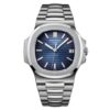 Patek Philippe Black Silver Metal Belt Men's Watch